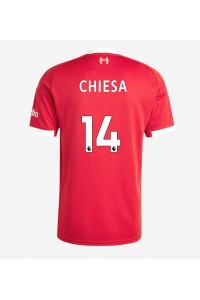 Liverpool Federico Chiesa #14 Jalkapallovaatteet Kotipaita 2025-26 Lyhythihainen